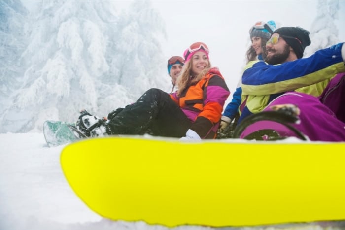 Snowboarding Is Often More Sociable Than Skiing
