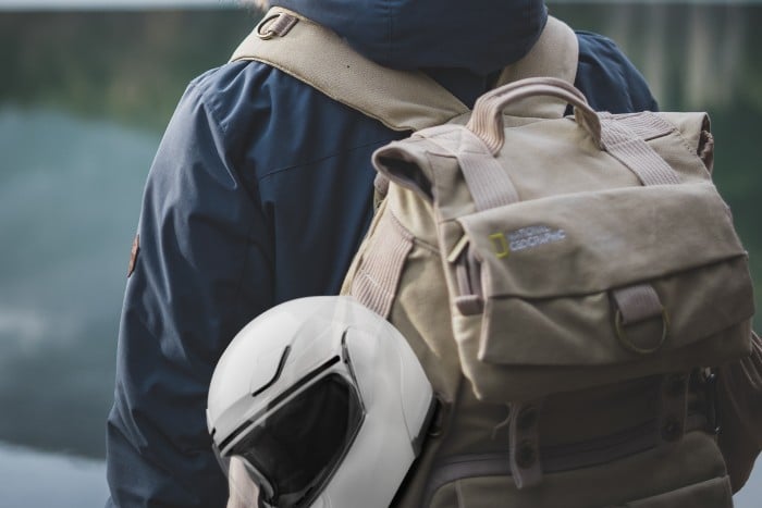 Backpacks Have Helmets Carriers